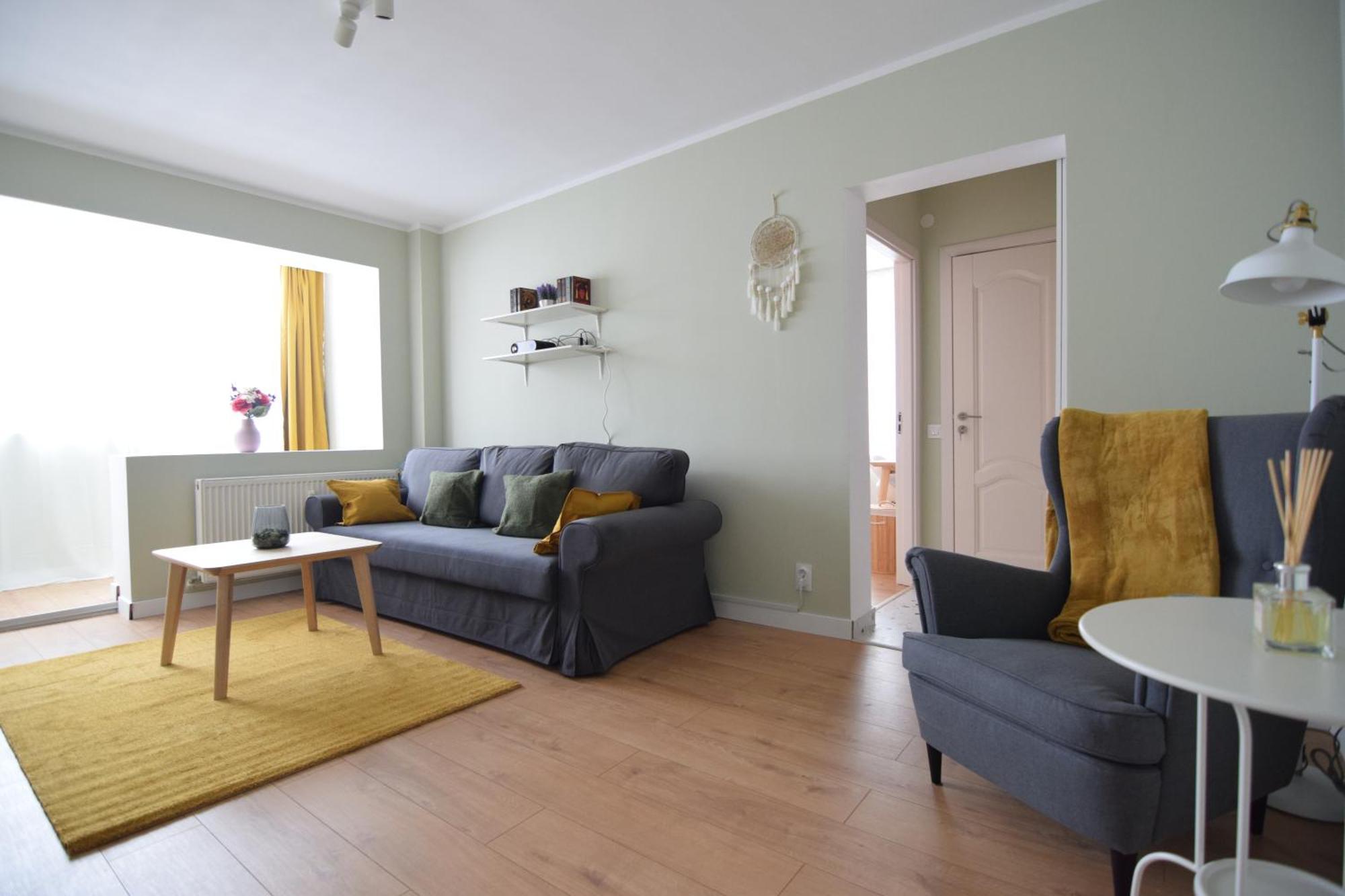 Stylish Apartment With Video Projector Bucureşti Eksteriør bilde