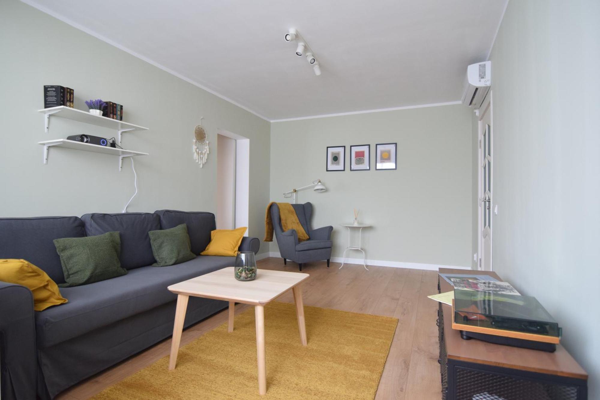 Stylish Apartment With Video Projector Bucureşti Eksteriør bilde